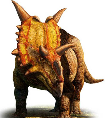 Loài khủng long có sừng Xenoceratops. Ảnh: LiveScience.