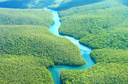 Sông ngầm Hazma chảy cùng hướng với sông Amazon trên mặt đất