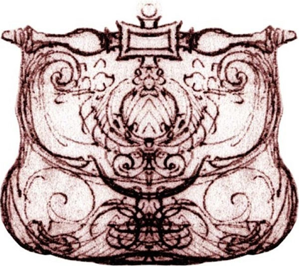 Bản vẽ phác thảo chiếc túi Pretiosa của Leonardo da vinci